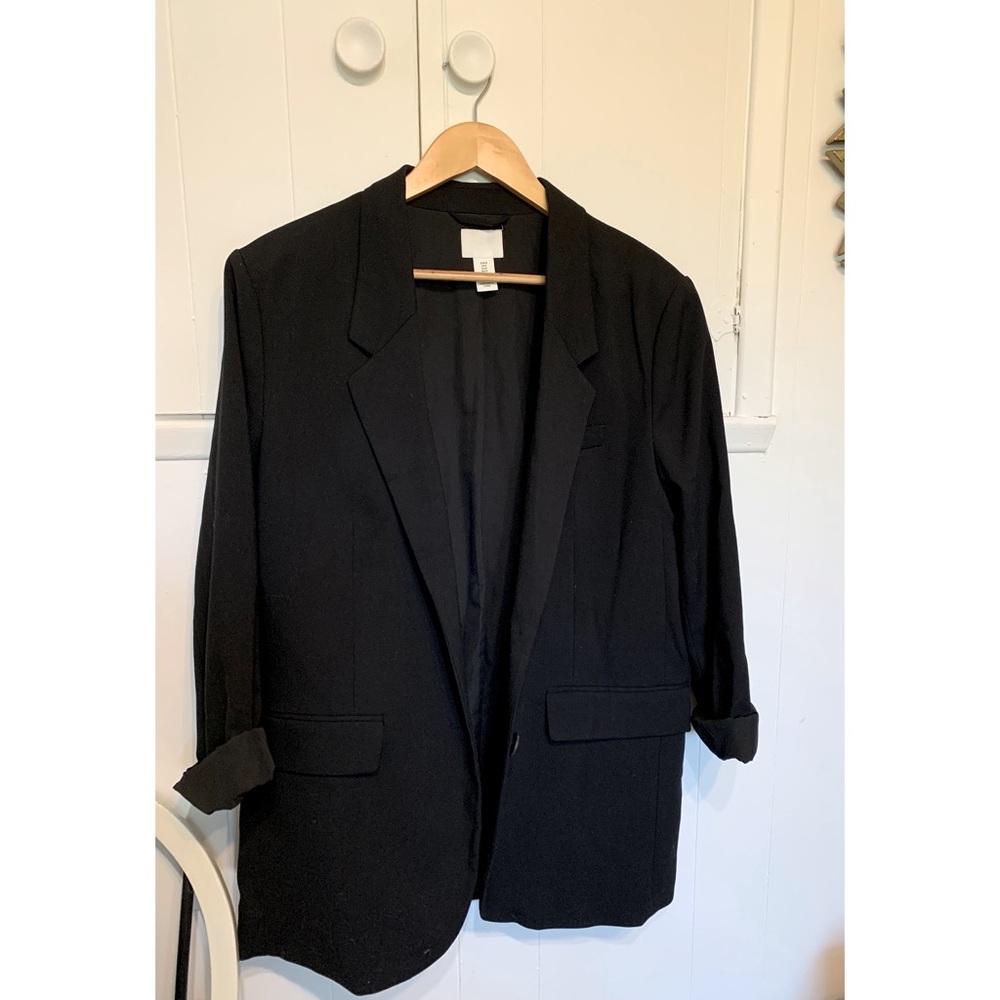 Oversized blazer- black